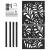 Poarta de gradina neagra 105x180 cm Design ondulat de otel GartenMobel Dekor