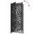 Poarta de gradina neagra 105x205 cm Design ondulat de otel GartenMobel Dekor