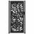 Poarta de gradina neagra 105x205 cm Design ondulat de otel GartenMobel Dekor