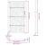 Poarta de gradina neagra 105x180 cm Design cu urme din otel GartenMobel Dekor
