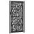 Poartă de grădină neagră 105x205 cm Design cu urme de oțel GartenMobel Dekor