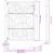 Poarta de gradina neagra 105x130 cm design flacara din otel GartenMobel Dekor