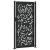 Poarta de gradina neagra 105x205 cm design flacara din otel GartenMobel Dekor