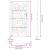 Poarta de gradina neagra 105x205 cm design flacara din otel GartenMobel Dekor