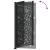 Poarta de gradina neagra 105x205 cm design flacara din otel GartenMobel Dekor