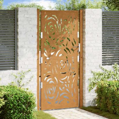 Poartă grădină Design cu flacără oțel rezistent la intemperii GartenMobel Dekor