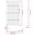 Poarta de gradina neagra 105x180 cm Design cruce de otel GartenMobel Dekor