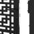 Poarta de gradina neagra 105x180 cm Design cruce de otel GartenMobel Dekor