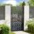 Poarta de gradina neagra 105x180 cm Design cruce de otel GartenMobel Dekor