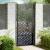 Poarta de gradina neagra 105x205 cm Design cruce de otel GartenMobel Dekor