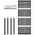 Poarta de gradina neagra 105x205 cm Design cruce de otel GartenMobel Dekor