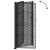 Poarta de gradina neagra 105x205 cm Design cruce de otel GartenMobel Dekor