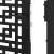 Poarta de gradina neagra 105x205 cm Design cruce de otel GartenMobel Dekor