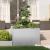 Jardinieră 120x80x80 cm oțel galvanizat GartenMobel Dekor