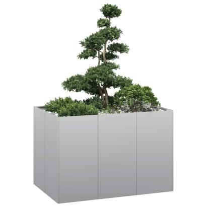 Jardinieră 120x80x80 cm oțel galvanizat GartenMobel Dekor