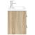 Set mobilier de baie, 2 piese, stejar sonoma, lemn prelucrat GartenMobel Dekor