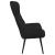 Scaun de relaxare, negru, material textil GartenMobel Dekor