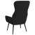 Scaun de relaxare, negru, material textil GartenMobel Dekor