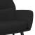 Scaun de relaxare, negru, material textil GartenMobel Dekor