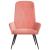 Scaun de relaxare, roz, catifea GartenMobel Dekor