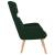 Scaun de relaxare, verde închis, catifea GartenMobel Dekor