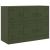 Bufeta verde măslină 99x39x73 cm oțel GartenMobel Dekor
