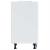 Dulap inferioară alb 40x46x81,5 cm lemn prelucrat GartenMobel Dekor