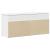 Bancă de pantofi, alb, 102x30,5x45 cm, lemn prelucrat GartenMobel Dekor