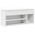 Bancă de pantofi, alb, 102x30,5x45 cm, lemn prelucrat GartenMobel Dekor