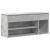 Bancheta pantofar, gri beton, 102x30,5x45 cm, lemn prelucrat GartenMobel Dekor