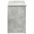 Bancheta pantofar, gri beton, 102x30,5x45 cm, lemn prelucrat GartenMobel Dekor