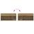 Banchetă pantofar stejar artizanal 102x30,5x45cm lemn prelucrat GartenMobel Dekor