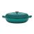 Cratita cu capac, fonta emailata, turcoaz, 4 L, Perfect Home GartenVIP DiyLine