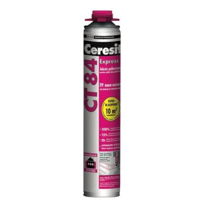 Adeziv pentru polistiren si termoizolatii, transparent, 850 ml, Ceresit CT84 Express GartenVIP DiyLine