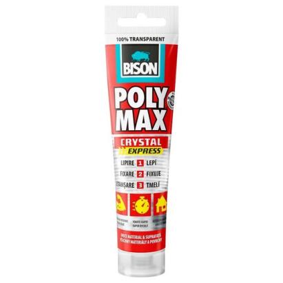 Adeziv si etanseizant, 115 g, Bison Poly Max Crystal Express GartenVIP DiyLine