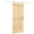 Ușă glisantă cu set de feronerie 85x210 cm, lemn masiv de pin GartenMobel Dekor