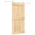 Ușă glisantă cu set de feronerie 95x210 cm, lemn masiv de pin GartenMobel Dekor