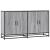 Dulap, gri sonoma, 134x35x76 cm, lemn prelucrat GartenMobel Dekor