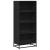 Bibliotecă, negru, 60x35x139 cm, lemn prelucrat GartenMobel Dekor
