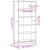 Bibliotecă, negru, 80,5x35x170,5 cm, lemn prelucrat GartenMobel Dekor
