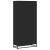 Bibliotecă, negru, 80,5x35x170,5 cm, lemn prelucrat GartenMobel Dekor