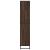 Bibliotecă, stejar maro, 80,5x35x170,5 cm, lemn prelucrat GartenMobel Dekor