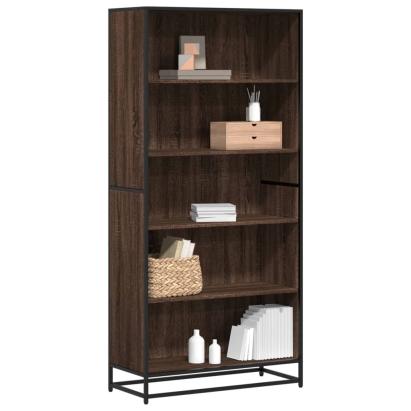 Bibliotecă, stejar maro, 80,5x35x170,5 cm, lemn prelucrat GartenMobel Dekor