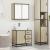 Set mobilier de baie, 2 piese, stejar sonoma, lemn prelucrat GartenMobel Dekor