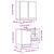 Set mobilier de baie, 2 piese, stejar maro, lemn prelucrat GartenMobel Dekor