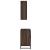 Set mobilier de baie, 2 piese, stejar maro, lemn prelucrat GartenMobel Dekor
