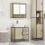 Set mobilier de baie, 2 piese, stejar sonoma, lemn prelucrat GartenMobel Dekor
