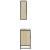 Set mobilier de baie, 2 piese, stejar sonoma, lemn prelucrat GartenMobel Dekor