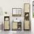 Set mobilier de baie, 2 piese, stejar sonoma, lemn prelucrat GartenMobel Dekor