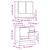 Set mobilier de baie, 2 piese, stejar sonoma, lemn prelucrat GartenMobel Dekor